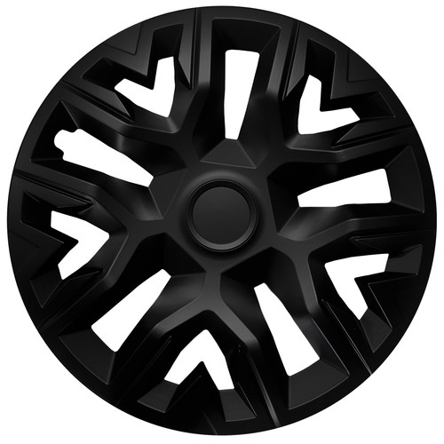 Radkappen zoll schwarz 4x - 15,